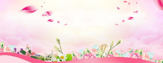 520情人节婚礼婚庆结婚玫瑰相册淘宝海报背景粉色